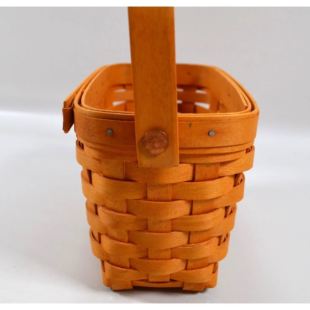 Longaberger 2002 Edition Dresden Tour Basket & Clear Protector 7.5